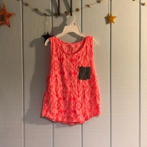 Tribal print tank top